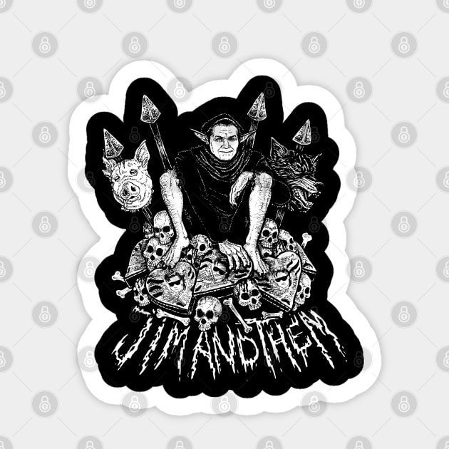 The Goblin Ghoul - Jim and Them Sticker by Jim and Them